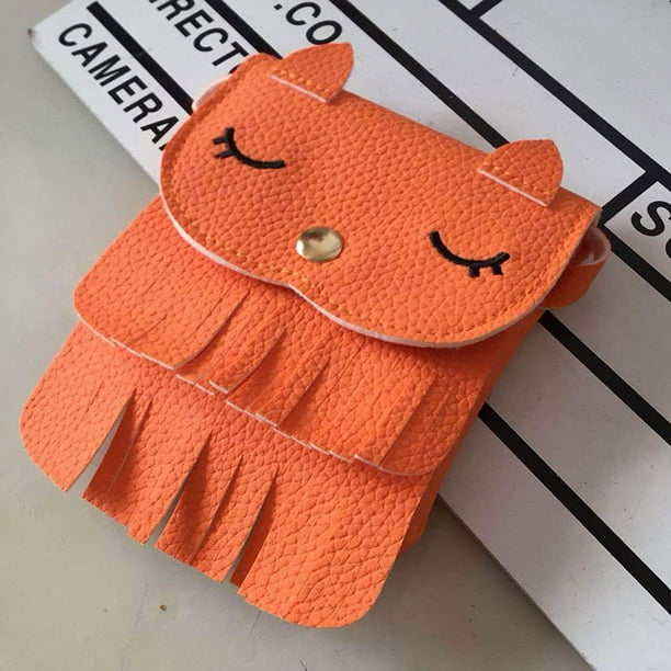 Cute Animal Cat Crossbody Messenger Bag Small Shoulder Purse Kids Girls Handbag 